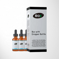 Boîte d'emballage d'huile corporelle haut de gamme de luxe personnalisable doublure éponge en papier d'art fantaisie étanche pour bouteilles d'huile essentielle