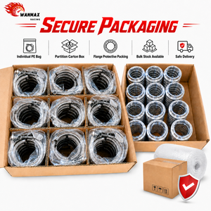 Kit de connecteurs d'échappement OEM personnalisés en acier inoxydable avec collier de serrage en <span class=keywords><strong>V</strong></span> standard et brides mâles et femelles - Product Image 4