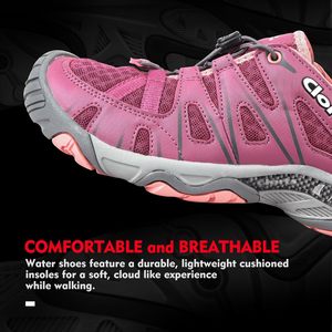 Chaussures d'eau légères pour femmes à séchage rapide sandale de randonnée été <span class=keywords><strong>Trekking</strong></span> marche respirant caoutchouc souple/EVA/maille - Product Image 4