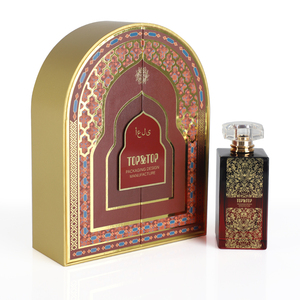 Tùy chỉnh thiết kế Dubai sang trọng cứng nhắc đôi mở cửa từ 50ml 100ml chai nước hoa Bộ carton bao bì các tông Hộp quà tặng - Product Image 2