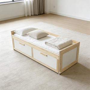 Culla Multifunzionale <span class=keywords><strong>Montessori</strong></span> Convertibile, Divano <span class=keywords><strong>Letto</strong></span> in Legno per Bambini, <span class=keywords><strong>Letto</strong></span> per Bambini e Ragazzi per Uso in Soggiorno - Product Image 3