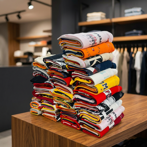 Lot de T-shirts d'été de marque originale du Bangladesh pour hommes et femmes, surplus de stock, expédition annulée, 150 MOQ FOB - Product Image 3