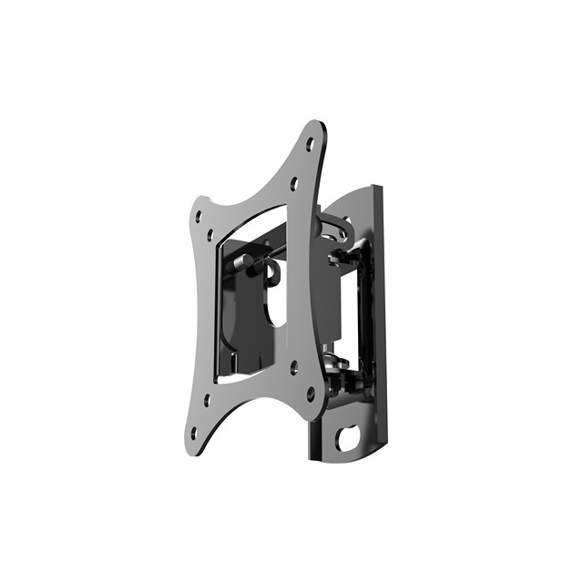 Swivel Tilt Fixed TV Stand 13 to 27 Inch Full Motion TV Wall Mount Screen Adjustable TV Bracket Max VESA 100x100 for Living Room