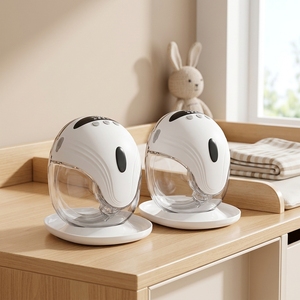 Extractor de Leche Eléctrico Doble Inalámbrico Inteligente Portátil de 210 ml Sin BPA, Juego de Extractores de Leche Materna - Product Image 1