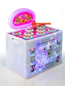 Machine de <span class=keywords><strong>jeu</strong></span> d'arcade Hammer the Gopher à double marteau, <span class=keywords><strong>jeu</strong></span> de puzzle pour enfants, <span class=keywords><strong>jeu</strong></span> de frappe électrique lumineux, console de <span class=keywords><strong>jeu</strong></span> parent-enfant - Product Image 5