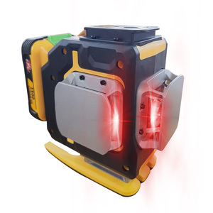 Niveau laser rouge super lumineux DEGLASERS de qualité industrielle, batterie au lithium 12V 2500mAh, pendule extérieur, auto-nivelant 2mm - Product Image 2