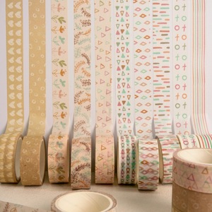 Boho Washi Tape 20 Rolls Retro Design For Journaling Diy Decorative <b>Paper</b> Tape - Product Image 3