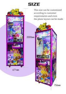 Dulces niños <span class=keywords><strong>precio</strong></span> competitivo máquina de casino transparente <span class=keywords><strong>alquiler</strong></span> lindo grúa proveedor electrónico verde mini garra máquina para la venta - Product Image 4