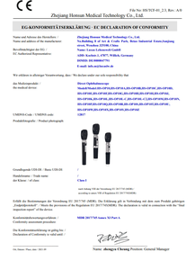 공장 직매 lcd 디스플레이 디지털 의학 이경 검안경 세트 - Product Image 6