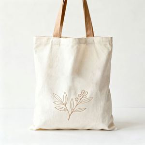 Merry Christmas Large Plain Blank <b>White</b> Custom Print Canvas <b>Bag</b> Reusable Tote Shopping Canvas Cotton <b>Bag</b> With Logo - Product Image 1