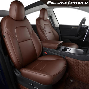 2020 2021 2022 2023 2024 Tesla Model Y Özel Uyumlu Sentetik Deri Koltuk Minderi Koruyucu - Product Image 1