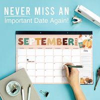 Grand calendrier de bureau Planificateur de bureau Impression personnalisée Calendrier de table 11*17 pouces