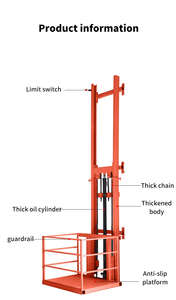 Kualitas tinggi 10M lift kargo listrik pasang dinding lift kargo 500kg untuk kerekan barang untuk penggunaan di rumah - Product Image 6