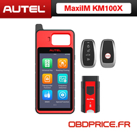 Autel KM100X Key Programmer dengan Penguji Baterai untuk Sistem Android, Fungsi Pemrograman Kunci Kendaraan Universal & Fungsi Immobilizer