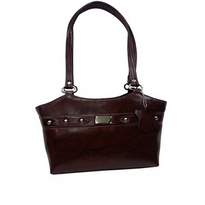 Cartera de Mano Grande de Cuero Genuino BS International, Impermeable y Ecológica, con Cierre de Cremallera para Mujer - Product Image 3
