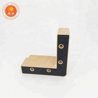 Pieds de lit modernes de style américain de 10 cm noirs, livraison rapide, pieds de remplacement en cuir ABS pour canapé, pour extérieur, salon, atelier