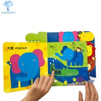 Libro de Cuentos Educativo en Inglés con Impresión Personalizada OEM, Libro Sensorial para Niños