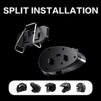 Casque de moto K18 pour écouteurs, haut-parleur étanche IP65, microphone, stéréo HIFI, suppression du bruit, sans fil, pour moto