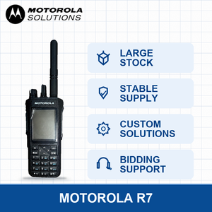 วิทยุสื่อสาร R7 Mototrbo DMR VHF แบบพกพา กันน้ำกันฝุ่นมาตรฐาน IP68 พร้อม GPS และบลูทูธ สำหรับงานก่อสร้าง รักษาความปลอดภัย โรงแรม ราคาประหยัด - Product Image 1