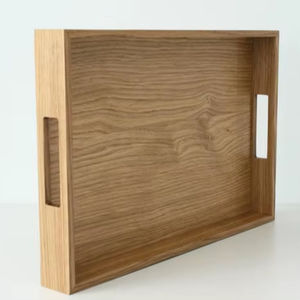 Bandeja de Madera Artesanal, Elegante, Funcional y Ecológica, Ideal para Servir Comida y Bebidas a Precios Económicos - Product Image 1