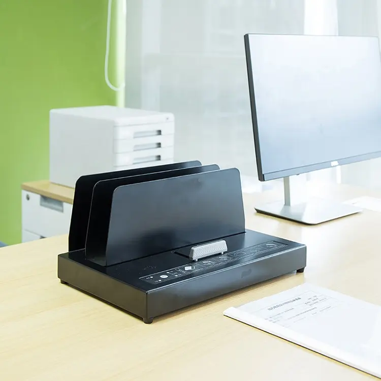 Máquina de encuadernación A3 de pegamento caliente inalámbrica de escritorio para expertos de oficina para libros