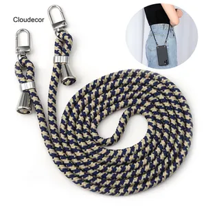 New Universal Strap Crossbody Phone Strap Lanyard Rope Two Clasp Adjustable Hanging Mobile Phone Lanyard Phone Case Necklace