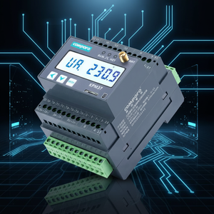 可编程三相 LoRa 无线电表 LCD 显示屏 高精度 DIN 导轨安装 适用于物联网能源解决方案 - Product Image 1