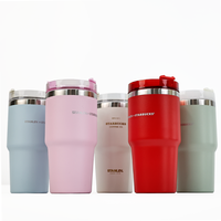 Thermos personnalisé de luxe en acier inoxydable 304, avec bandoulière, pour les voyages en plein air, les dîners, transport pratique, maintien thermique de 6 à 12 heures