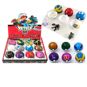 Vente flash : Figurine d'action Pokéball de 5 cm, jouet capsule <span class=keywords><strong>Pikachu</strong></span> de dessin animé, Poké Mon Ball <span class=keywords><strong>avec</strong></span> figurine à l'intérieur - Product Image 1