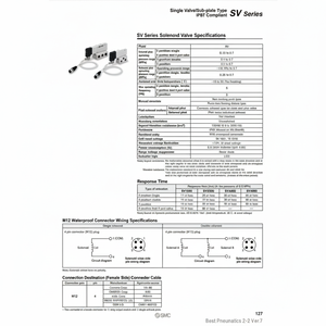 Électrovanne pneumatique SMC SV3400-5W1U - Product Image 1
