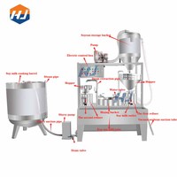 Petite machine industrielle commerciale entièrement automatique pour la fabrication de lait de soja de petite capacité