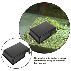 Cachette <span class=keywords><strong>pour</strong></span> reptiles en plastique PP non toxique - Grotte <span class=keywords><strong>pour</strong></span> serpent conservant la chaleur Décoration de <span class=keywords><strong>terrarium</strong></span> Facile à nettoyer <span class=keywords><strong>pour</strong></span> les lézards les tortues - Product Image 5