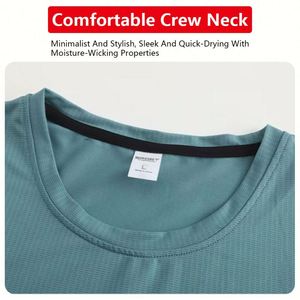 Camiseta Deportiva de Manga Larga para Hombre, Ajustada, de Secado Rápido, Ligera, de Seda de Hielo, para Entrenamiento, Fitness y Deportes al Aire Libre - Product Image 5