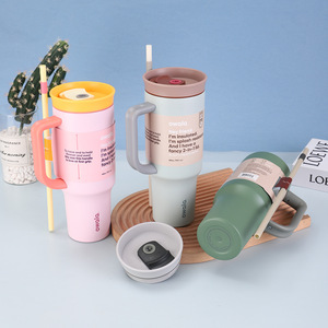 Kustom untuk cangkir 40Oz dengan pegangan baja tahan karat Mug perjalanan Tumbler Bicchiere Isolato Vaso Aislado Gobelet isotermme - Product Image 4