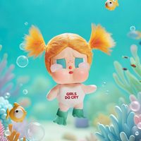 100% Оригинальная коллекционная игрушка POP MART CRYBABY Vacation Mode on Series — виниловый плюшевый кулон в слепой коробке, подарок, декор