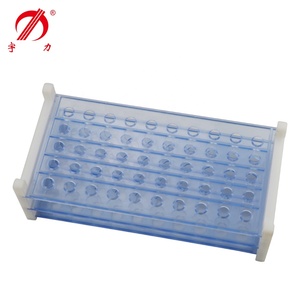 Portaprovette da Laboratorio in Plastica con 50 Pozzetti per Tubi di Diametro 13, 16, 18mm - Product Image 2