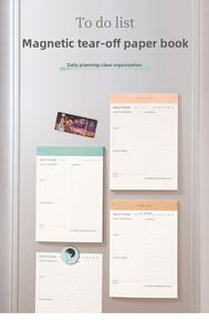 Bloc de Notas Magnético para Refrigerador con Diseño Único, Logotipo Personalizado, Regalo Promocional para la Universidad - Product Image 2