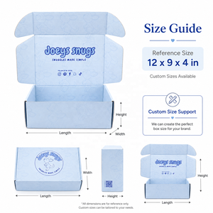 Caja de Regalo Personalizada <span class=keywords><strong>para</strong></span> Bebés <span class=keywords><strong>Recién</strong></span> <span class=keywords><strong>Nacidos</strong></span>, Recuerdos <span class=keywords><strong>para</strong></span> Bebés, Ropa, Juguetes, Sets de Regalo, Caja de Embalaje <span class=keywords><strong>para</strong></span> Bebés con Logotipo - Product Image 5