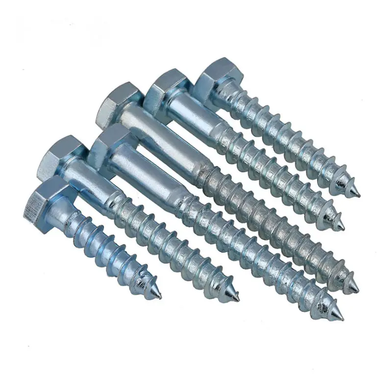 Wholesale Factory Supply High Quality Din 571 Hex Head Wood Screw Selftaping Hex Screw