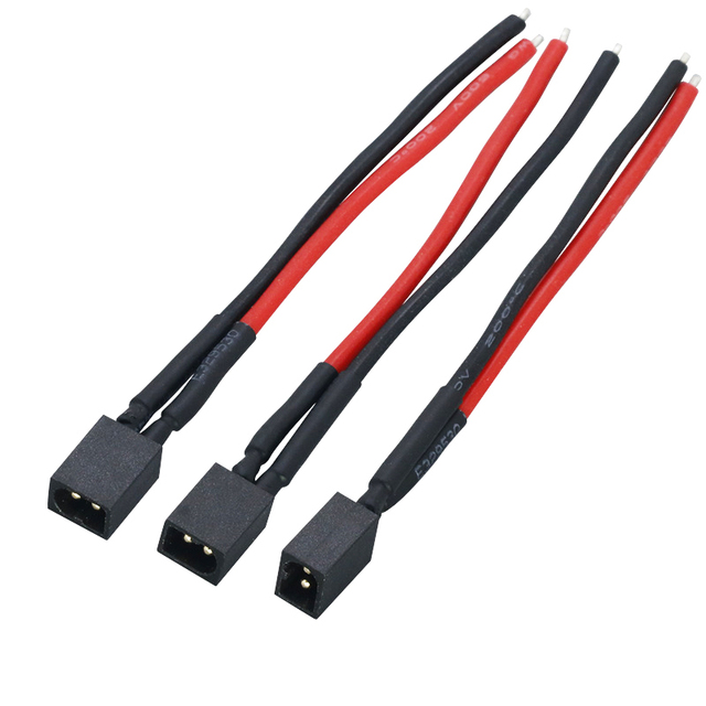 UAV Flight Control Extra Soft Silicone Wire A30-F 2P Terminal Wiring Harness 22AWG Aviation Model Battery Cables