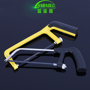 Mini-scie à métaux neutre 150 mm en aluminium à lame fixe jaune pour le bricolage - Product Image 5