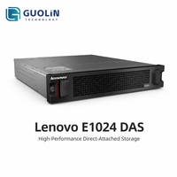Almacenamiento Conectado Directamente Lenovo E1024 2U de 24 Bahías JBOD DAS, Carcasa SAS de 6 Gbps para Expansión de Almacenamiento Empresarial de Alta Velocidad