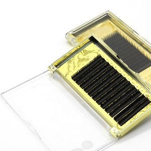 En gros professionnel personnalisé premade ventilateur extension de cils plats - Product Image 5