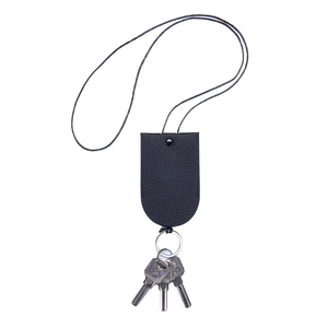 Porte-clés universel en cuir véritable portable pour clés de voiture, grande capacité, avec système de verrouillage - Product Image 1