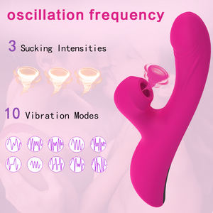 Yaqu 10-Frequentie Sterke Trillingen 3-Speed Zuigen Siliconen + Abs Vaginalvibrators Clitorale Zuigende Vibrator Vrouwelijke Masturbatie Speelgoed - Product Image 3