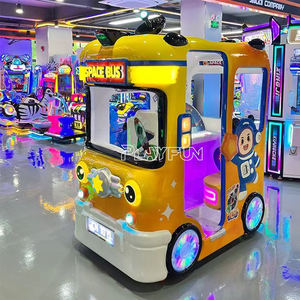 Оптовая продажа: Игровой автомат для детей «Автобус» с монетоприемником, 2 игрока, HD LED сенсорный экран, 10 игр, для помещений - Product Image 3