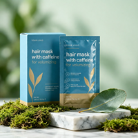 Masque capillaire professionnel premium naturel doux efficace avancé quotidien riche pur volumisant à la caféine pour la fabrication sous contrat
