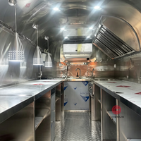 Remorque alimentaire en acier inoxydable de norme européenne Cogsun, cuisine mobile entièrement équipée, camion de restauration pour la vente de rue
