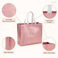 Sacs de shopping et de fête en non-tissé, personnalisés avec logo, robustes, écologiques, biodégradables, multicolores, élégants, pour cadeaux et emballages