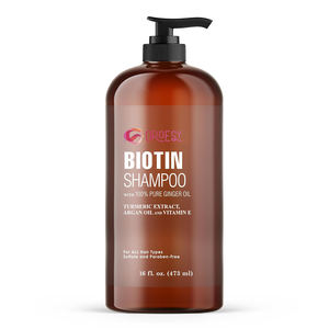 OEM R'ENDASE Shampooing à la biotine à l'huile de gingembre 100% pure enrichie à l'extrait de curcuma, à l'huile d'<span class=keywords><strong>argan</strong></span> et à la vitamine E 473ml - Product Image 1